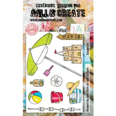 AALL & Create Szilikonbélyegző A6 - Beachfront (1db)