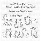 My Favorite Things Vágósablon, bélyegzővel - Mini Meows (1 csomag)