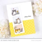 My Favorite Things Vágósablon, bélyegzővel - Mini Meows (1 csomag)