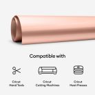 Cricut Vasalható fólia 30 cm x 61 cm - Rose Gold - Everyday Iron-On (1 ív)