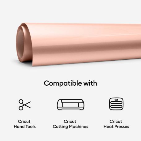 Cricut Vasalható fólia 30 cm x 61 cm - Rose Gold - Everyday Iron-On (1 ív)