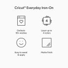 Cricut Vasalható fólia 30 cm x 61 cm - Rose Gold - Everyday Iron-On (1 ív)