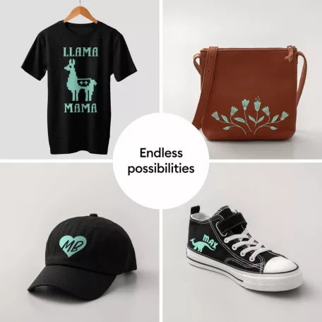 Cricut Vasalható fólia 30 cm x 61 cm - Mint - Everyday Iron-On (1 ív)