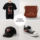 Cricut Vasalható fólia 30 cm x 61 cm - Coral - Everyday Iron-On (1 ív)