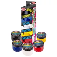   Lino festék / Linóleum tinta textilre 100 ml, Primary / Fabric paint (5 db)