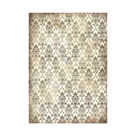   Stamperia Rizspapír készlet A6 - Vintage Library - Rice Paper Backgrounds (8 ív)