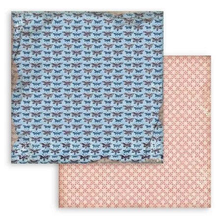 Stamperia Papírkészlet 8" (20 cm) - Vintage Library - Paper Pack (10 ív)