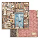 Stamperia Papírkészlet 8" (20 cm) - Vintage Library - Paper Pack (10 ív)