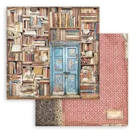   Stamperia Papírkészlet 8" (20 cm) - Vintage Library - Paper Pack (10 ív)