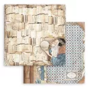 Stamperia Papírkészlet 8" (20 cm) - Vintage Library - Paper Pack (10 ív)
