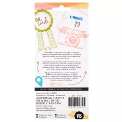   American Crafts Szilikonbélyegző  - Vicki Boutin - Where To Next? - Finding Joy - Stamps Acrylic (1 csomag)