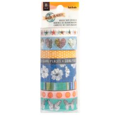   American Crafts Dekorációs ragasztószalag  - Vicki Boutin - Where To Next? - Washi Tape - Embellishment (1 csomag)