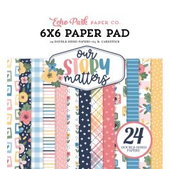   Echo Park Papírkészlet 6" (15 cm) -  Paper Pack - Our Story Matters (24 lap)