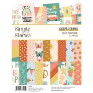   Simple Stories Papírkészlet 6"x8" - Paper Pad - Boho Sunshine (24 lap)