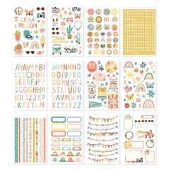   Simple Stories Matrica  - Sticker Book - Boho Sunshine (12 ív)