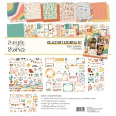   Simple Stories Scrapbook papírkészlet 12" (30 cm) - Collector's Essential Kit - Boho Sunshine (1 csomag)