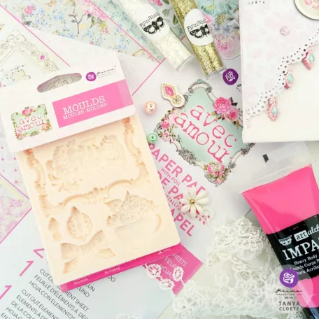 Prima Marketing Öntőforma Avec Amour Silicone Mould (1 db)