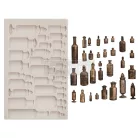 Finnabair szilikon öntőforma - Apothecary Bottles - Décor Mould (1 db)