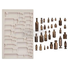   Finnabair szilikon öntőforma - Apothecary Bottles - Décor Mould (1 db)