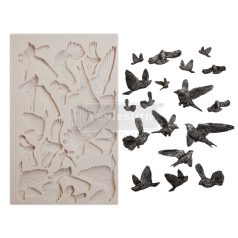   Finnabair szilikon öntőforma - Flocking Birds - Décor Mould (1 db)