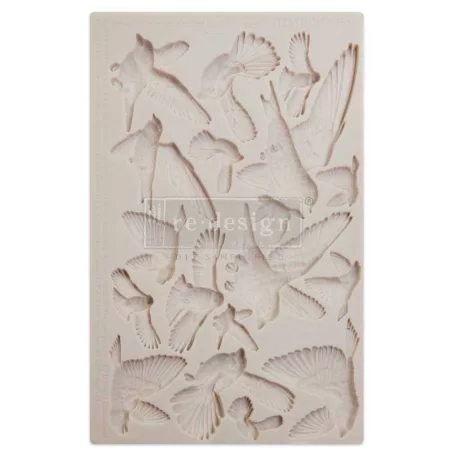 Finnabair szilikon öntőforma - Flocking Birds - Décor Mould (1 db)