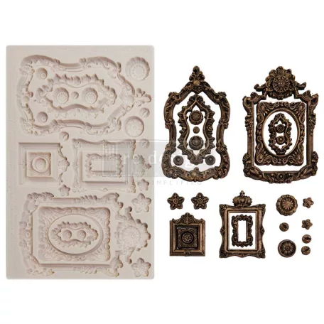 Finnabair szilikon öntőforma - Ornate Frames - Décor Mould (1 db)