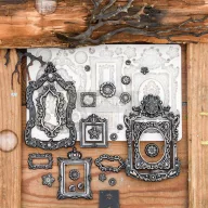   Finnabair szilikon öntőforma - Ornate Frames - Décor Mould (1 db)