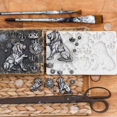   Finnabair szilikon öntőforma - Regal Lions - Décor Mould (1 db)