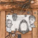 Finnabair szilikon öntőforma - Vintage Ladies - Décor Mould (1 db)
