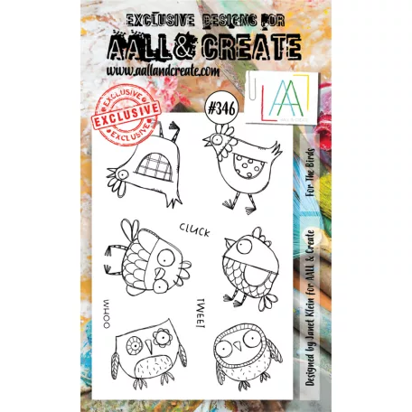 AALL & Create Szilikonbélyegző A6 - For The Birds - Stamp Set (1 db)