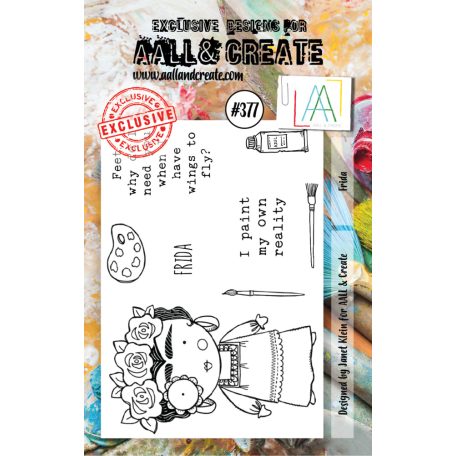 AALL & Create Szilikonbélyegző A7 - Frida - Stamp Set (1 db)