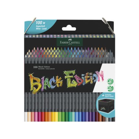 Faber-Castell színes ceruza , Black Edition / Colored Pencil (100 db)
