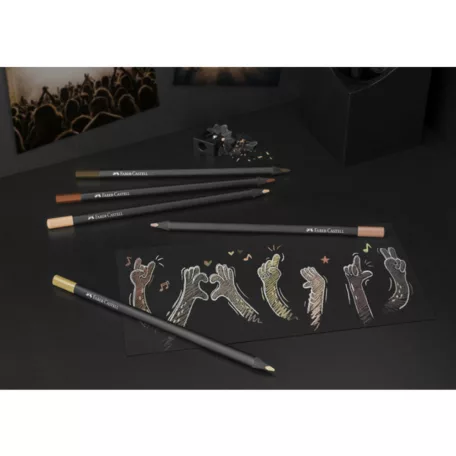 Faber-Castell színes ceruza , Black Edition Skin Tones/ Colored Pencil (12 db)