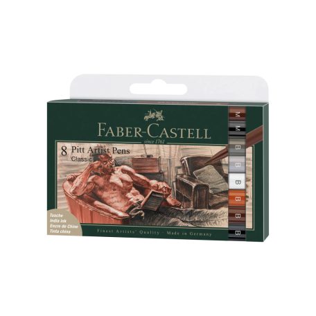 Faber-Castell Pitt filctoll készlet - Classic - Pitt Artist Pen (8 db)