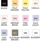Kuretake / ZIG Színes ecsetfilc készlet - Set Real Brush - Clean colors Sets (12 db)