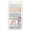 Kuretake / ZIG Színes ecsetfilc készlet - Pale colors I - Clean colors Real Brush (6 db)