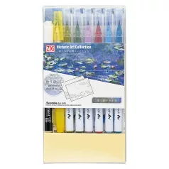   Kuretake / ZIG Akvarell alkotócsomag - Watercolor with Claude Monet - Historic Art Collection (1 db)
