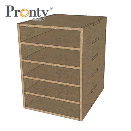 Pronty Rendszerező - MDF Half Box Drawer - Storage Boxes (1 db)