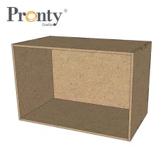 Pronty Rendszerező - MDF Basic Box - Storage Boxes (1 db)