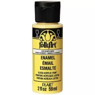  Folkart Üvegfesték - 59 ml - Sunflower - Enamel Glass Paint (1 db)