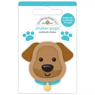  Doodlebug Design Díszítőelem  - Doggone Cute - Buddy - Shaker-Pops (1 db)