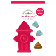   Doodlebug Design Díszítőelem  - Doggone Cute - Rest Stop - Doodle-Pops (1 db)