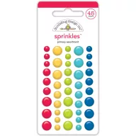   Doodlebug Design Díszítőelem  - Doggone Cute - Primary Assortment - Shape Sprinkles (1 csomag)