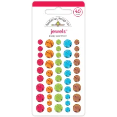   Doodlebug Design Díszítőelem  - Doggone Cute - Puppy Assortment - Jewels (1 db)