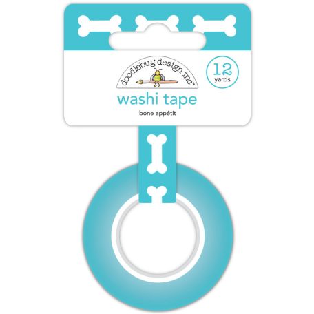 Doodlebug Design Dekorációs ragasztószalag  - Doggone Cute - Bone Appétit - Washi Tape (1 db)