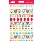 Doodlebug Design Pufi matrica  - Doggone Cute - Puffy Icons Stickers (1 db)