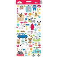   Doodlebug Design Matrica  - Doggone Cute - Icons Stickers (1 ív)