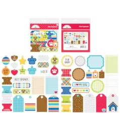   Doodlebug Design Kivágatok  - Doggone Cute - Bits & Pieces (1 csomag)