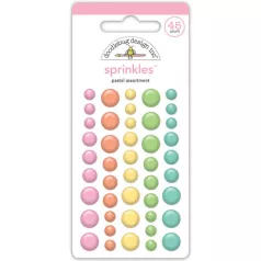   Doodlebug Design Díszítőelem  - Pretty Kitty - Pastel Assortment - Shape Sprinkles (1 csomag)