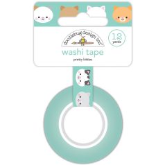   Doodlebug Design Dekorációs ragasztószalag  - Pretty Kitty -  - Washi Tape (1 db)